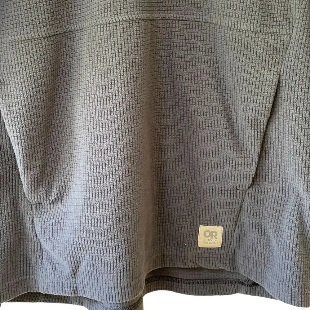 Outdoor Research Women’s Trail Mix Snap Pullover in‎ Naval Blue - Picture 6 of 14